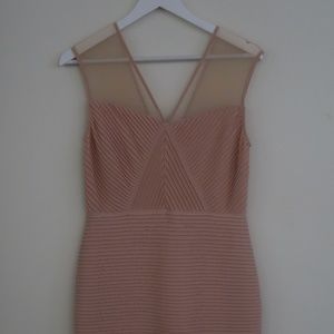 Calvin Klein Dusty Pink Body Con Dress Size 10